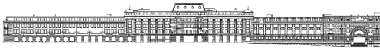 Waterloo Station Front Elevation