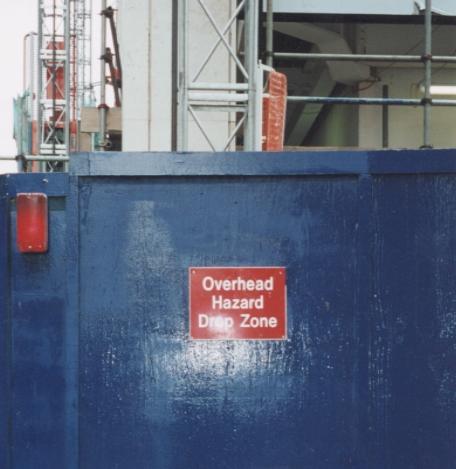 Overhead Hazard. Deep Zone
